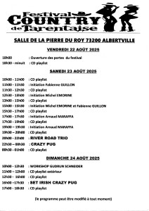 PROGRAMME FESTIVAL 2025